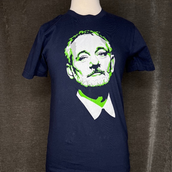 Chive Bill Murray Tee | Navy/White/Green - Picture 1 of 3